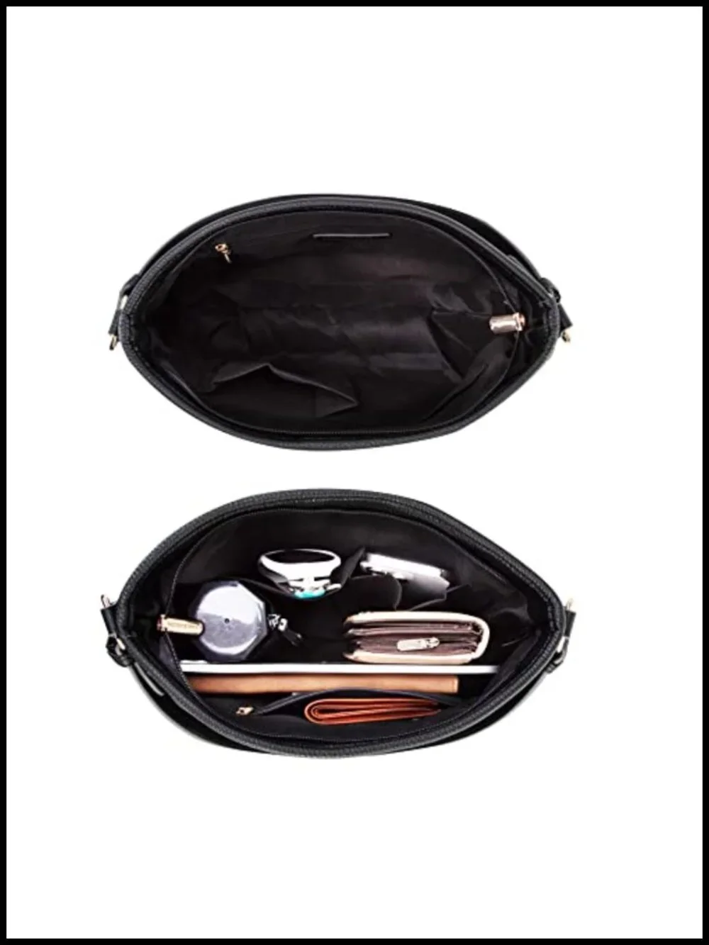 Montana West Medium Hobo Shoulder Bag Vegan Leather Detachable Strap Everyday